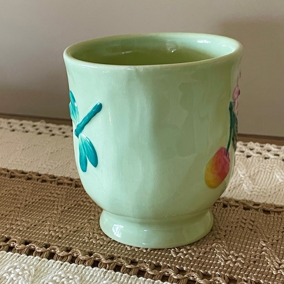 Anthropologie Mint Green Ceramic Faye Mug - Picture 5 of 8